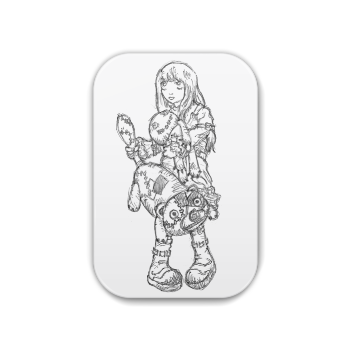 缶バッジ - 角丸 51x76mm