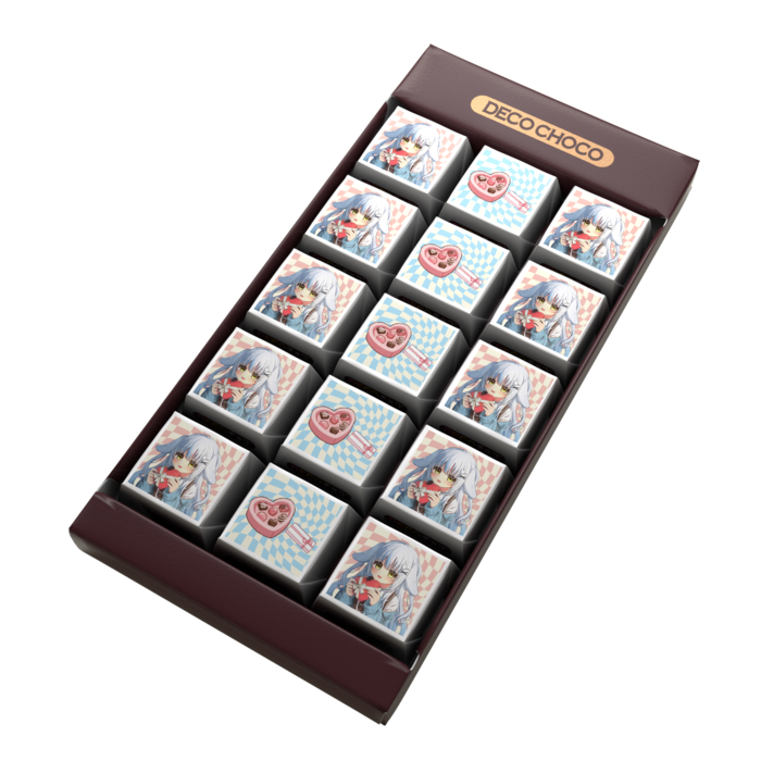 DECOチョコ - 列ごとにデザイン