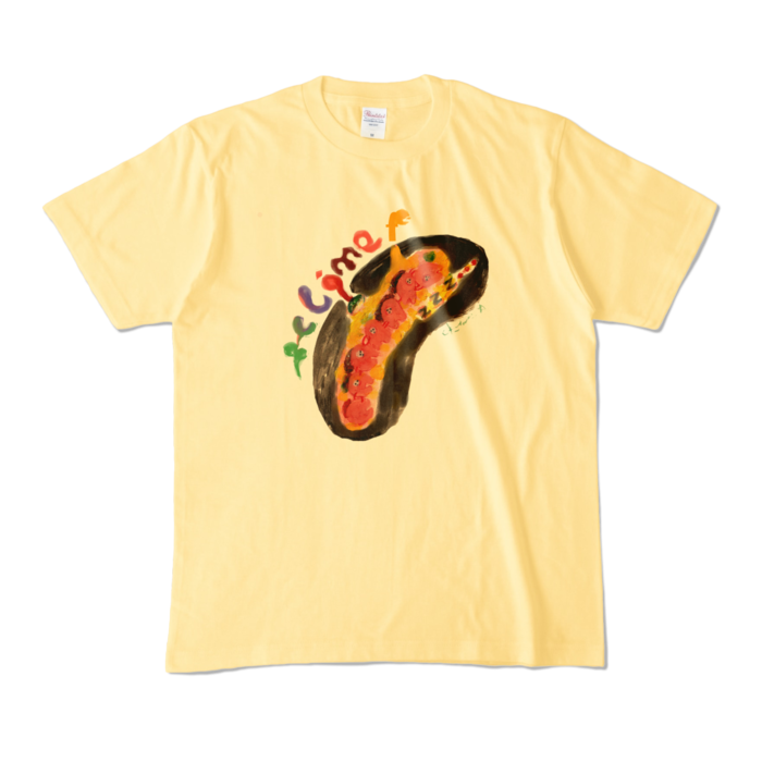 カラーTシャツ - M - ライトイエロー (淡色)