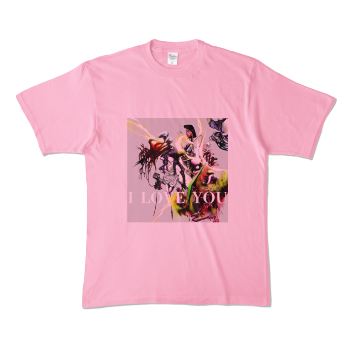 カラーTシャツ - XL - ピーチ (淡色)