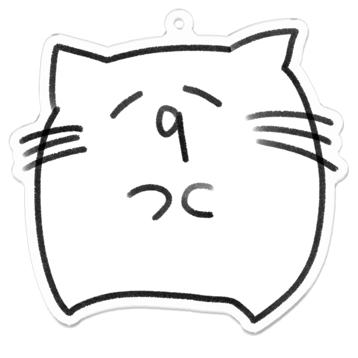 アクリルキーホルダー - 70 x 70 (mm)