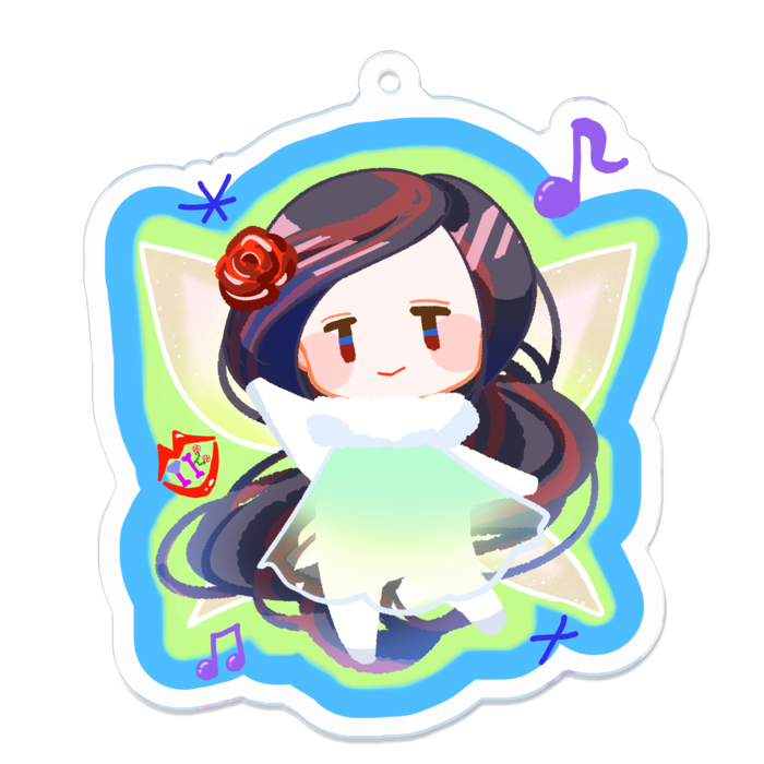 アクリルキーホルダー - 70 x 70 (mm)