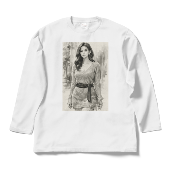 ロングスリーブTシャツ - L - ホワイト