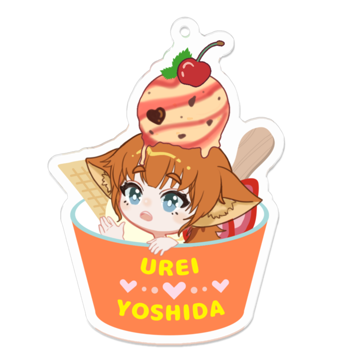 アクリルキーホルダー - 70 x 70 (mm)