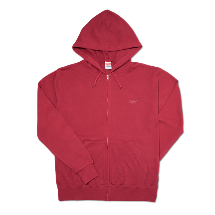 ジップパーカー - L - 両面(1)