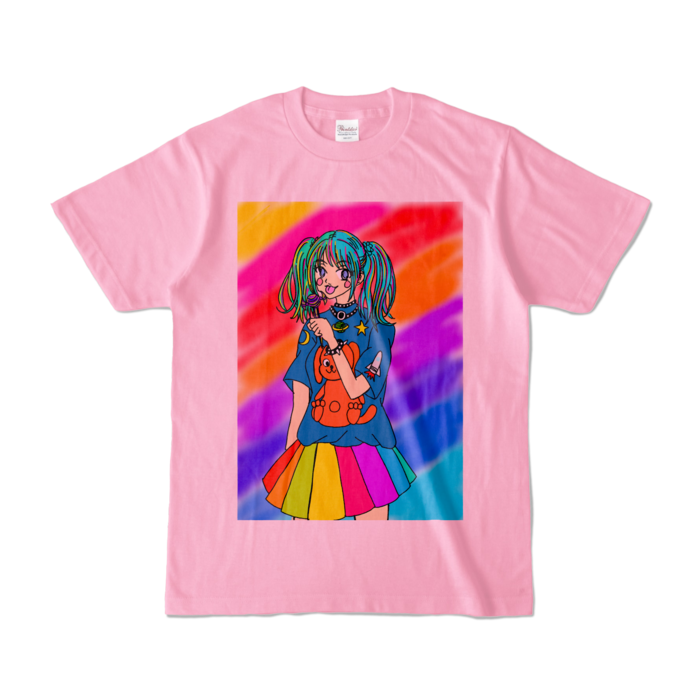 カラーTシャツ - S - ピーチ (淡色)