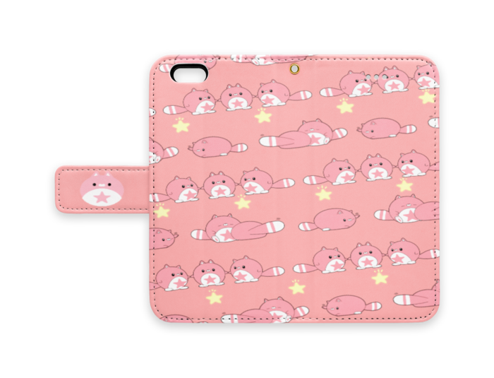 手帳型iPhoneケース - iPhone6 - ストラップ穴 あり