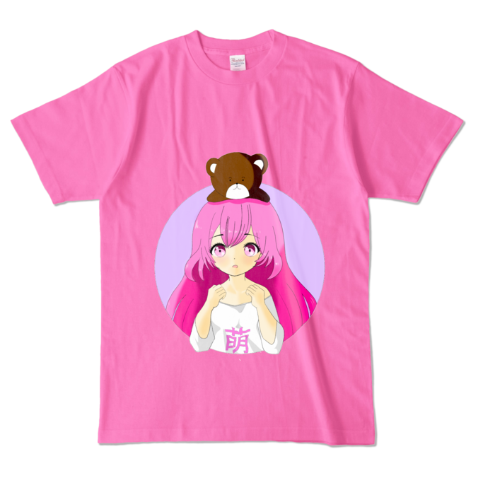 カラーTシャツ - L - ピンク (濃色)