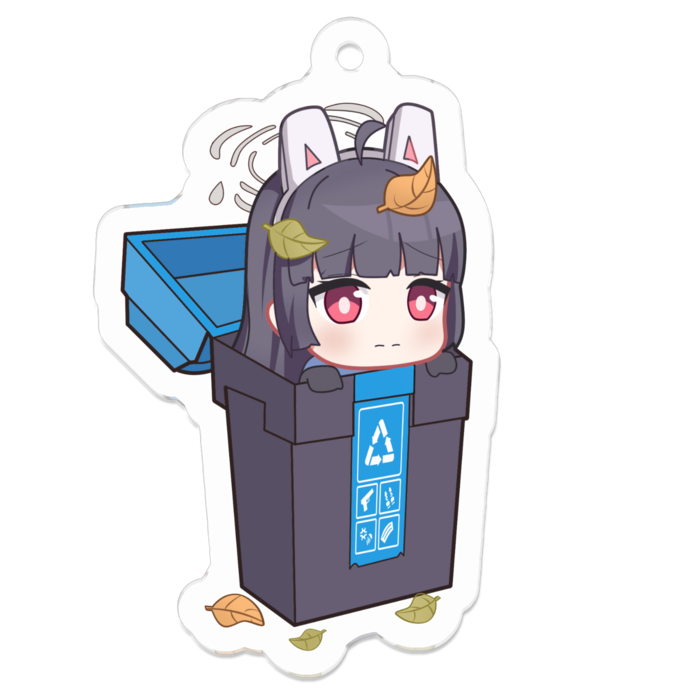 アクリルキーホルダー - 50 x 50 (mm)