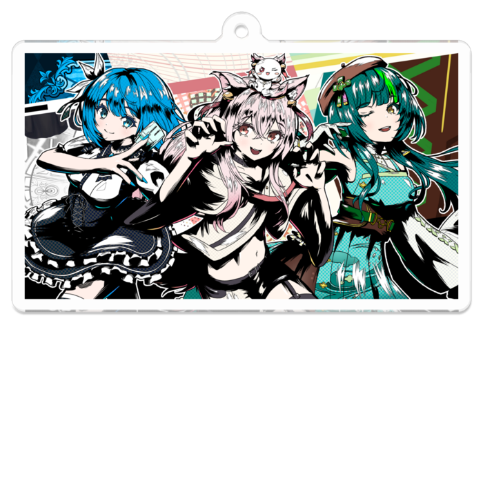 アクリルキーホルダー - 70 x 70 (mm)