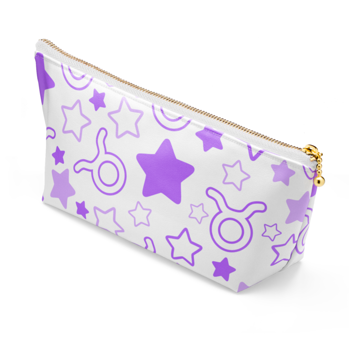 ポーチ - 長さ21.5cm / 高さ10cm - ホワイト