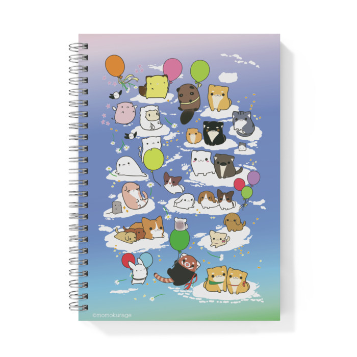 あお　リングノート - A5