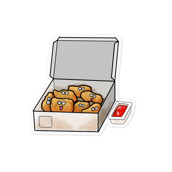 ステッカー - 100 x 100 (mm)