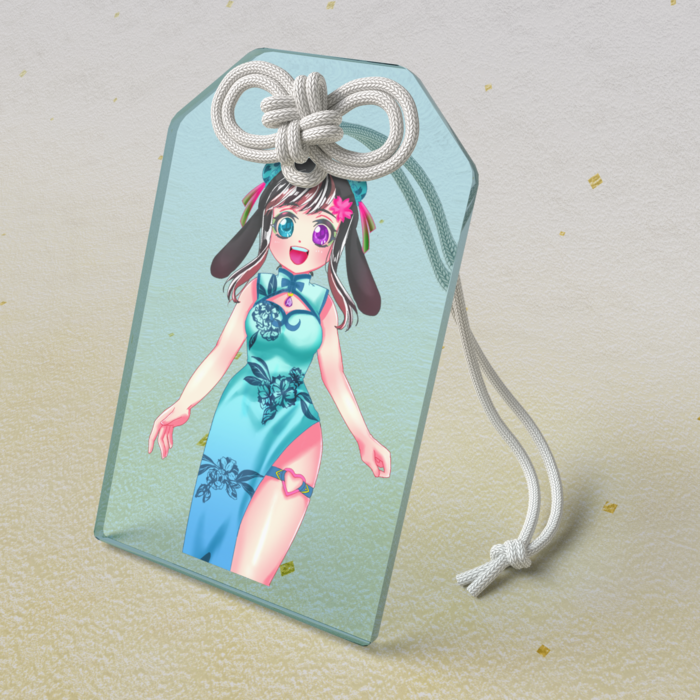 アクリルお守り - 50 × 80mm