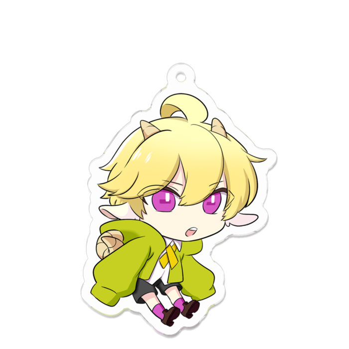 アクリルキーホルダー（コーティング） - 70 x 70 (mm)