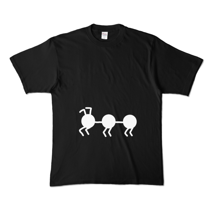 カラーTシャツ - XL - ブラック (濃色)