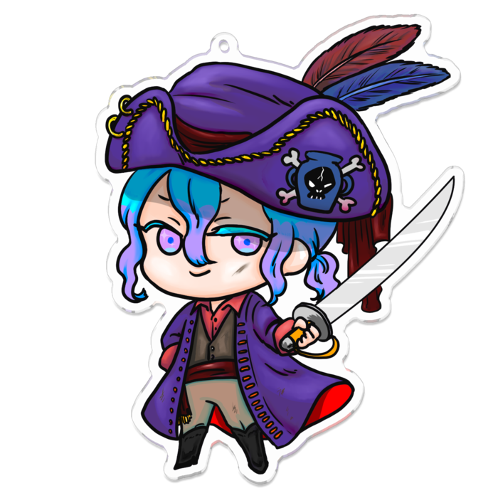 アクリルキーホルダー - 100 x 100 (mm)