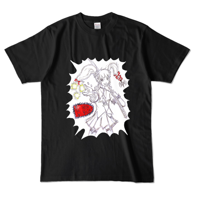 カラーTシャツ - L - ブラック (濃色)