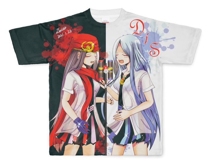 フルグラフィックTシャツ - L - 正面印刷のみ