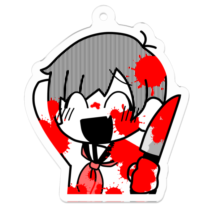 アクリルキーホルダー - 50 x 50 (mm)