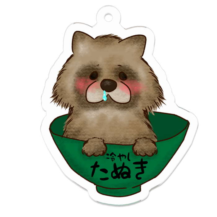 アクリルキーホルダー - 50 x 50 (mm)