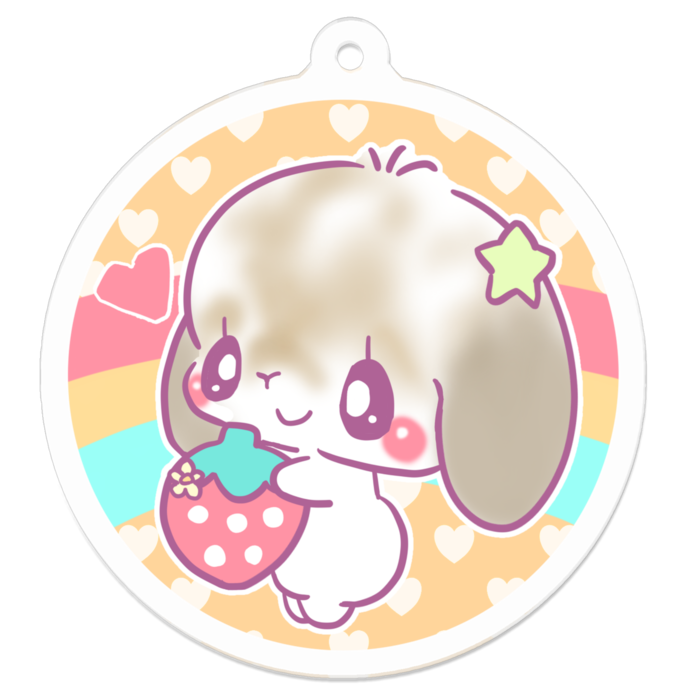 アクリルキーホルダー - 50 x 50 (mm)