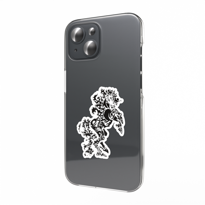 スマホステッカー -黒