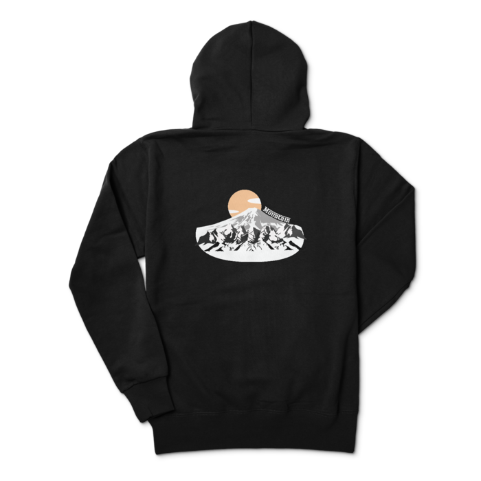 ジップパーカー - M - ブラック