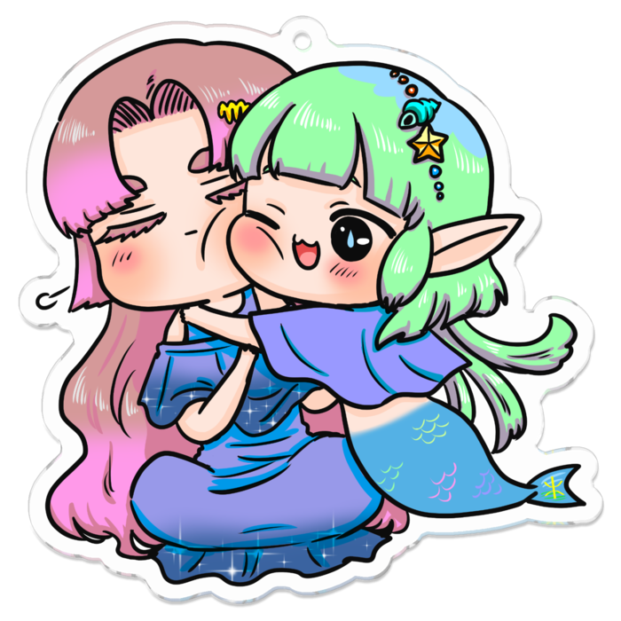 アクリルキーホルダー - 70 x 70 (mm)