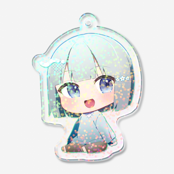 ホログラムアクリルキーホルダー - 50 × 50mm