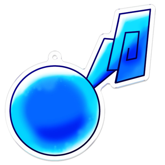 アクリルキーホルダー - 70 x 70 (mm)