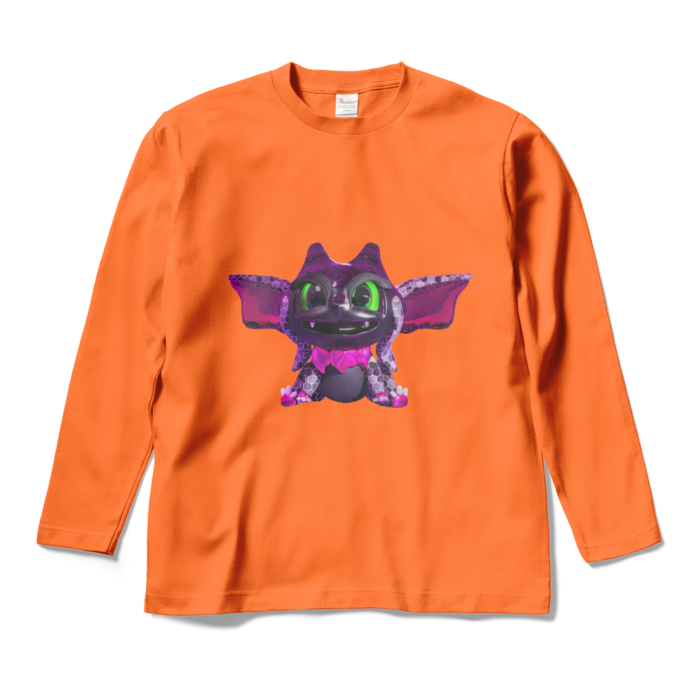 ロングスリーブTシャツ - M - オレンジ