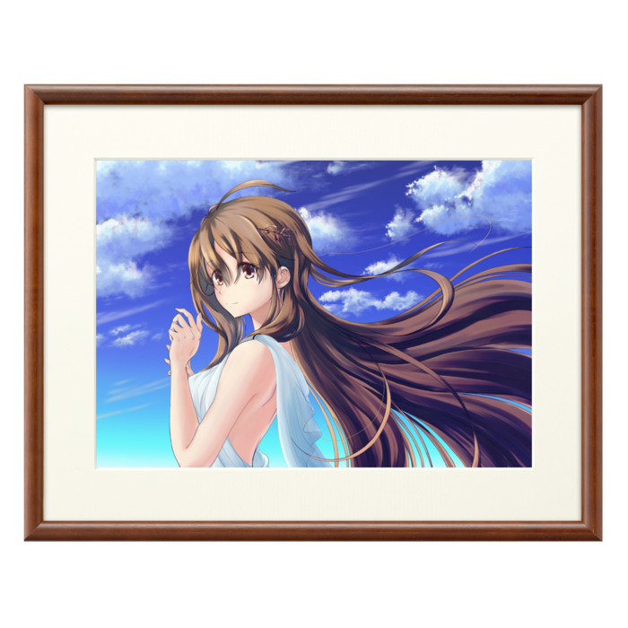 複製画(プリモアート) - A4 (額縁・ブラウン)