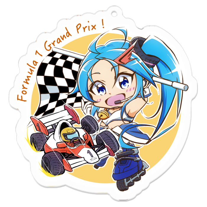アクリルキーホルダー - 70 x 70 (mm)