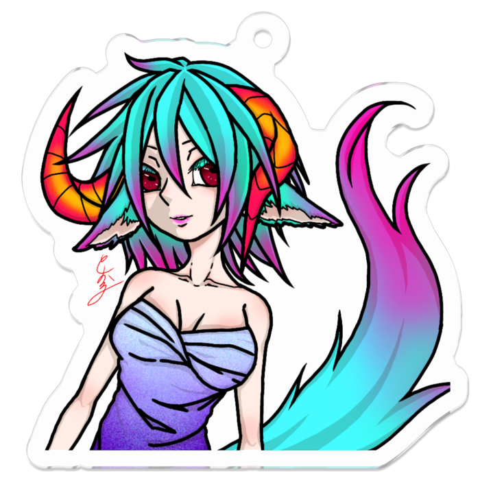 アクリルキーホルダー - 50 x 50 (mm)
