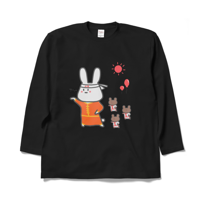ロングスリーブTシャツ - XL - ブラック