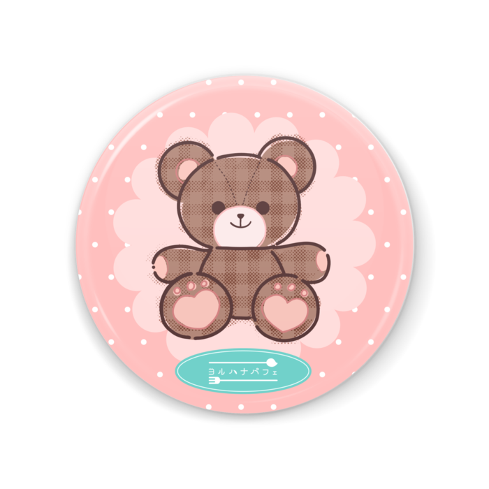 缶ミラー - 56mm　くま