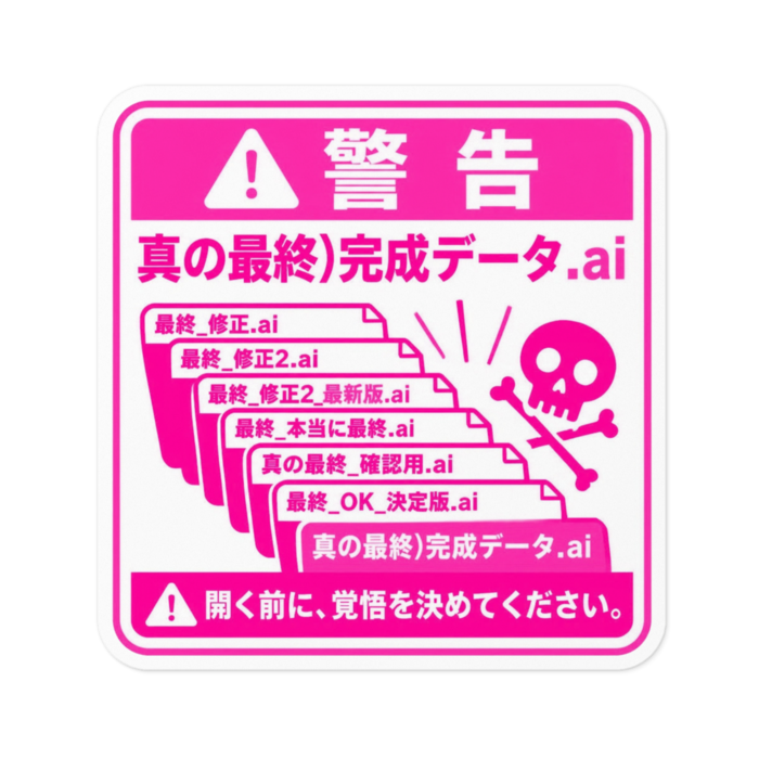 ステッカー - W100 × H100mm 以内　カオス3