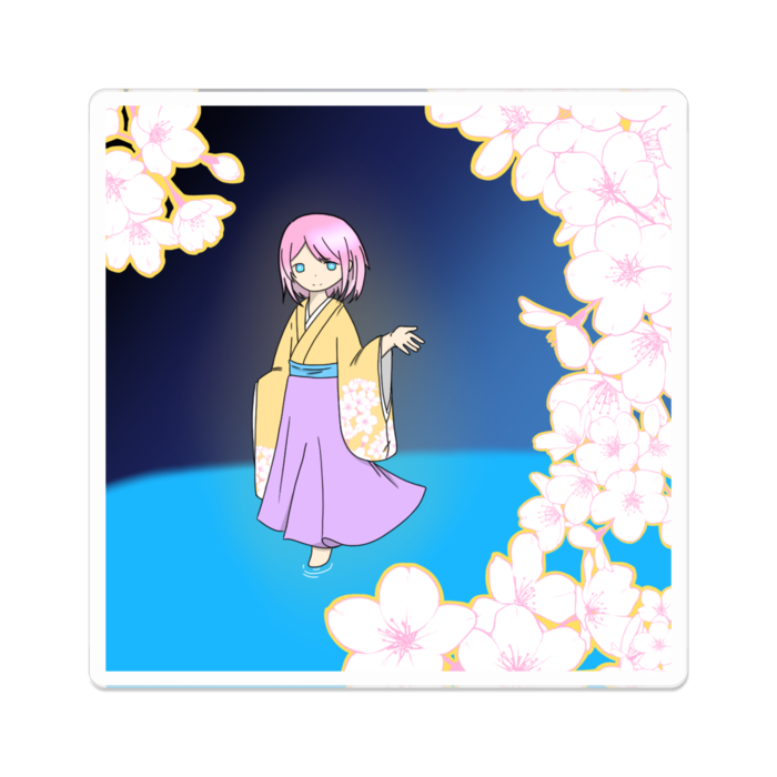 アクリルバッジ - 70 x 70 (mm)