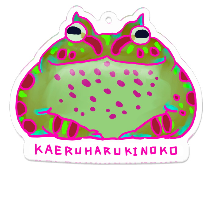 アクリルキーホルダー（コーティング） - 70 x 70 (mm)