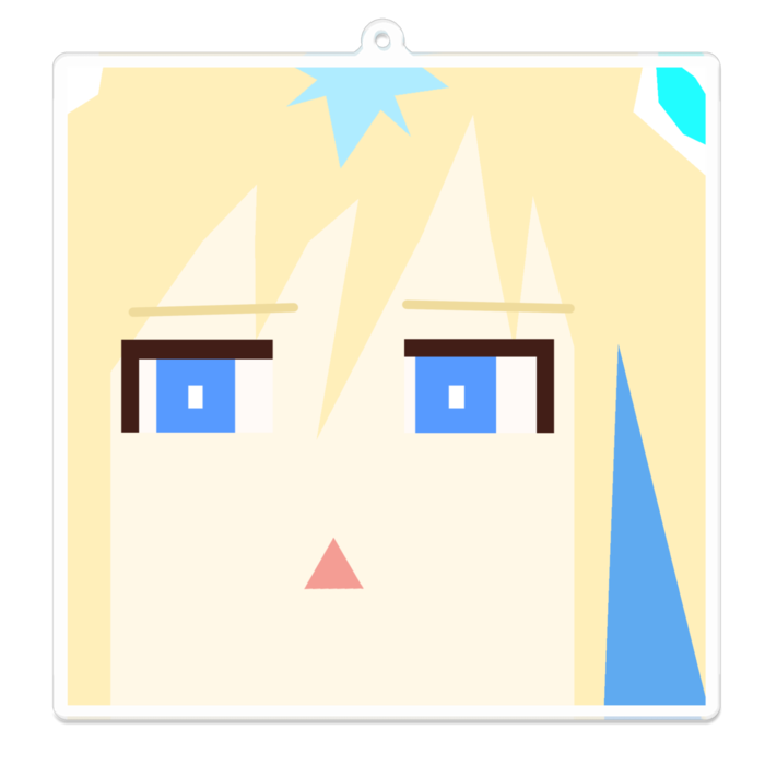 アクリルキーホルダー - 100 x 100 (mm)