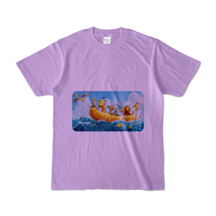 カラーTシャツ - S - ライトパープル (淡色)