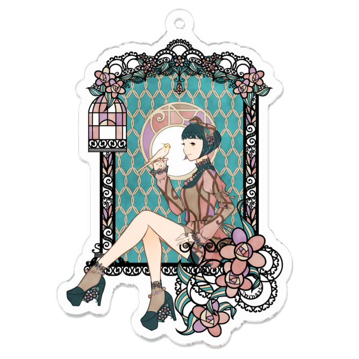 アクリルキーホルダー - 70 x 70 (mm)