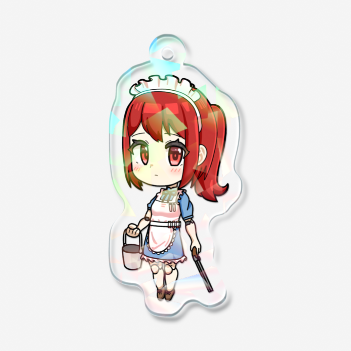 ホログラムアクリルキーホルダー - 50 × 50mm