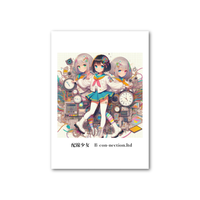 フォト風カード - 縦 - 片面