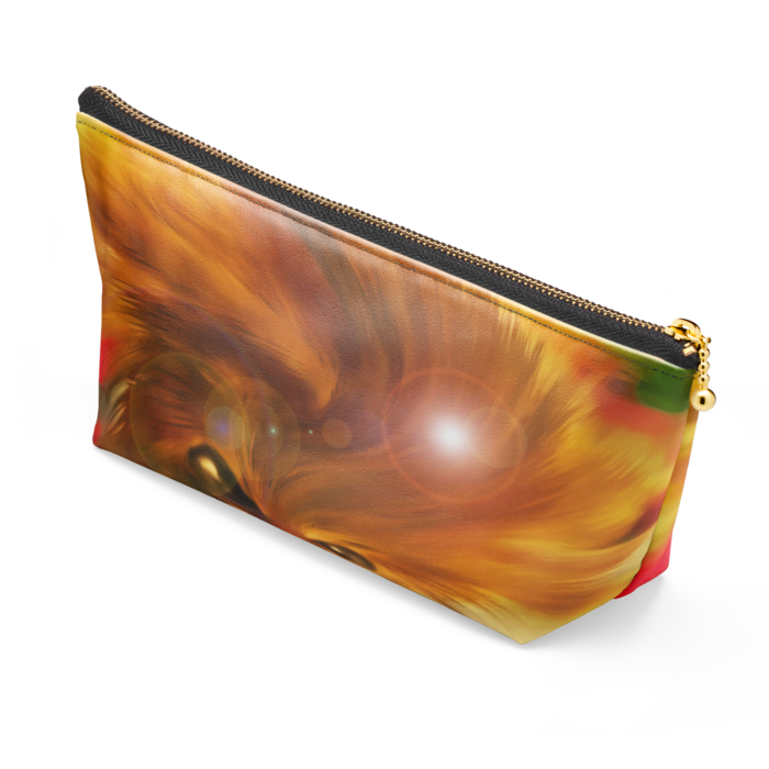 ポーチ - 長さ21.5cm / 高さ10cm - ブラック