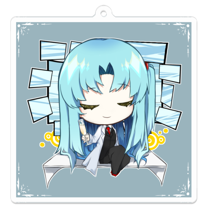 アクリルキーホルダー - 70 x 70 (mm)