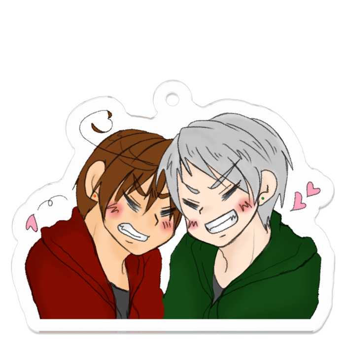 アクリルキーホルダー - 50 x 50 (mm)