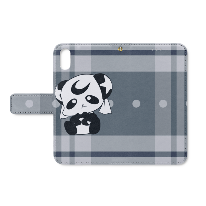 手帳型iPhoneケース - iPhone XS / X - ストラップ穴 あり