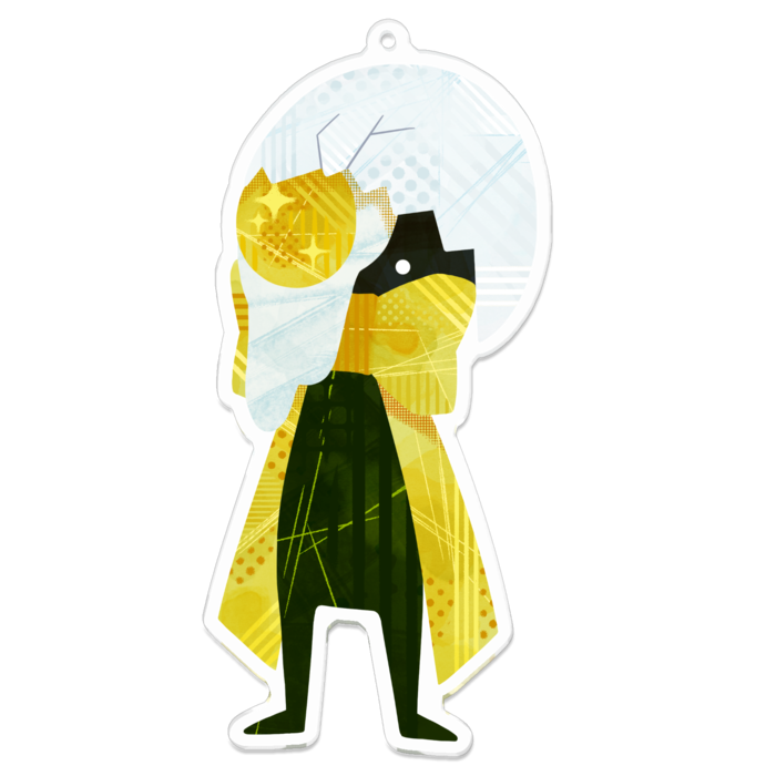 アクリルキーホルダー - 100 x 100 (mm)